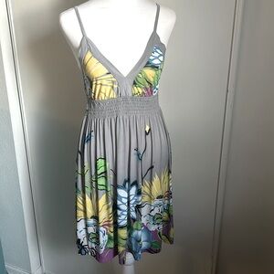 New Women’s Floral Adjustable Strap Summer Sun Dress Coverup